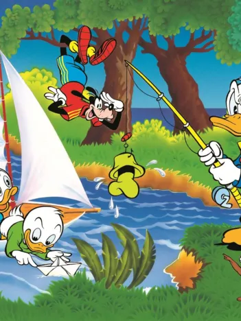 Produit 40e Anniversaire Trefl - Aventure Au Bord Du Lac - Disney Standard Characters Image