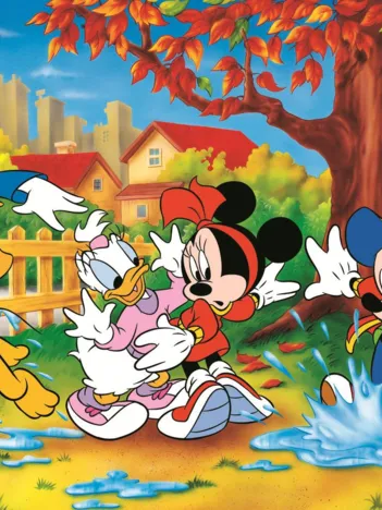 Produit 40e Anniversaire Trefl - Jouer Dans Les Flaques D'Eau - Disney Mickey Mouse Et Ses Amis Image