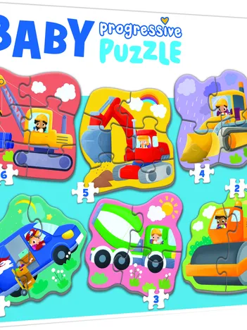 Produit 6 Puzzles - Véhicules Image