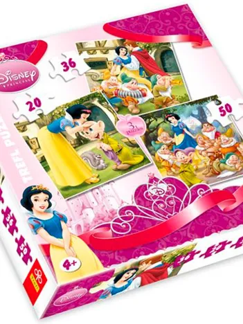 Produit 3 Puzzles Blanche Neige et les 7 Nains Image