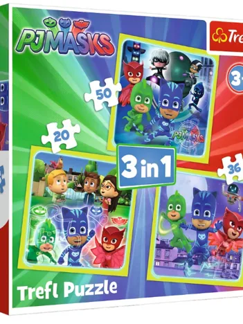 Produit 3 Puzzles - PJ Masks Image