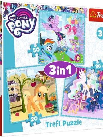 Produit 3 Puzzles - Mon Petit Poney Image