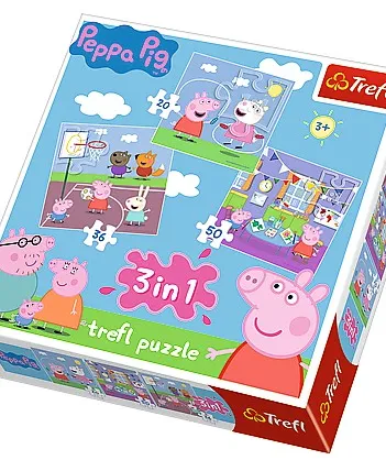 Produit 3 Puzzles - Peppa Pig Image