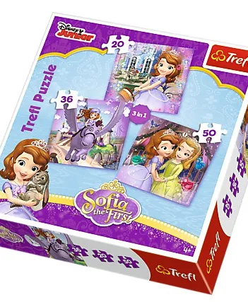 Produit 3 Puzzles - Disney Princesse Sofia Image