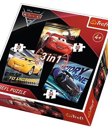Produit 3 Puzzles - Cars 3 Image