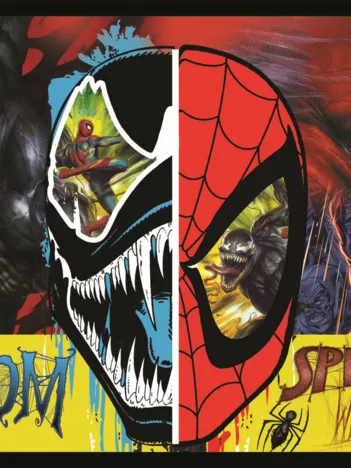 Produit 2 Puzzles - Spider-Man De Jour Comme De Nuit - Disney Marvel Spiderman Image