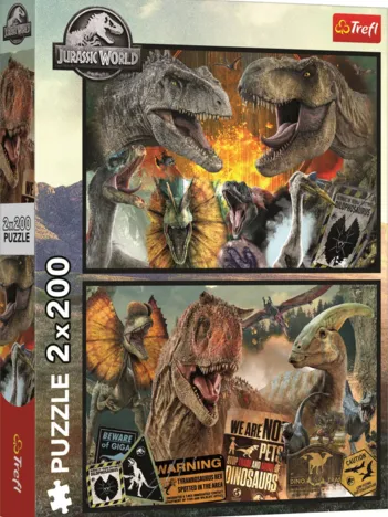 Produit 2 Puzzles - Monde Préhistorique - Universal Jurrasic World Image
