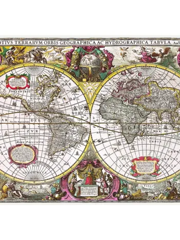 Produit A New Land and Water Map of the Entire Earth, 1630 Image