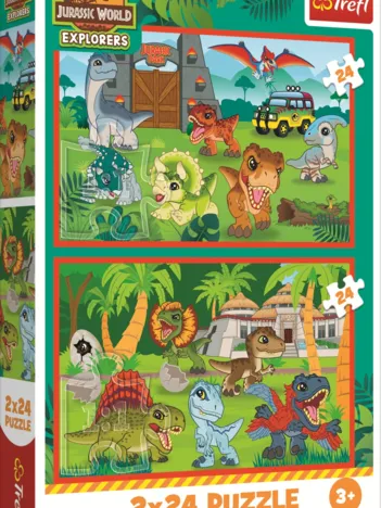 Produit 2 Puzzles - Petits Dinosaures Image