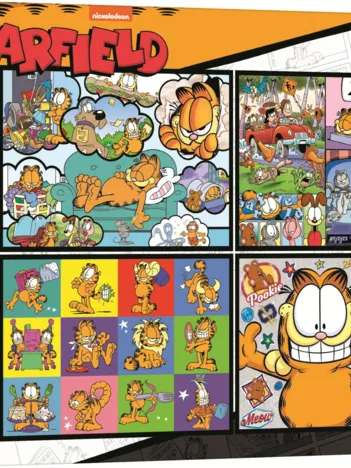 Produit 4 Puzzles - Garfield N'Aime Pas Les Lundis - Image