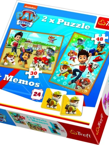 Produit 2 Puzzles + Memo - Pat'Patrouille Image