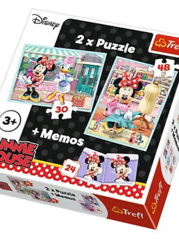 Produit 2 Puzzles + Memo - Minnie Mouse Image