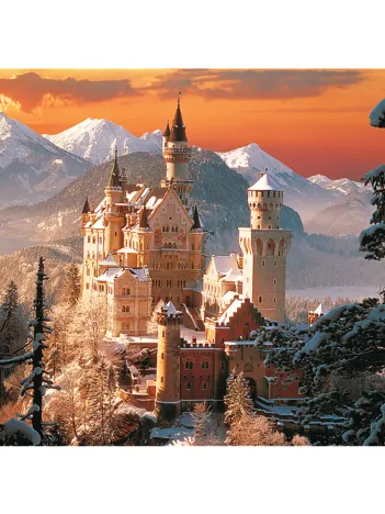 Produit Allemagne : Neuschwanstein sous la neige Image