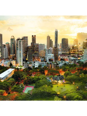 Produit Coucher de Soleil à Bangkok Image