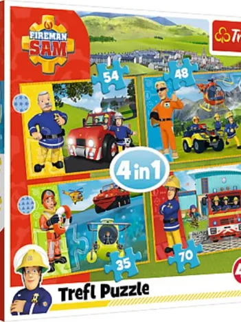 Produit 4 Puzzles - Sam le Pompier Image