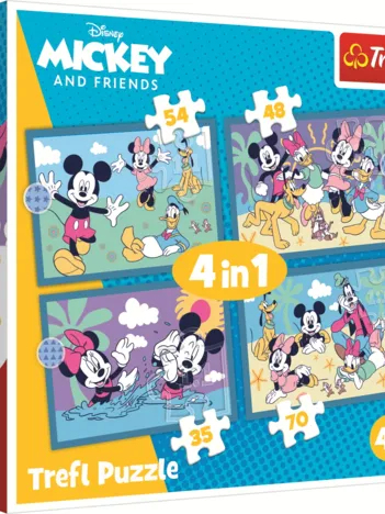 Produit 4 Puzzles - Événements Amusants De Mickey Mouse Image