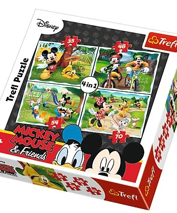 Produit 4 Puzzles - Mickey Mouse & Friends Image