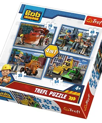 Produit 4 Puzzles - Bob le Bricoleur Image