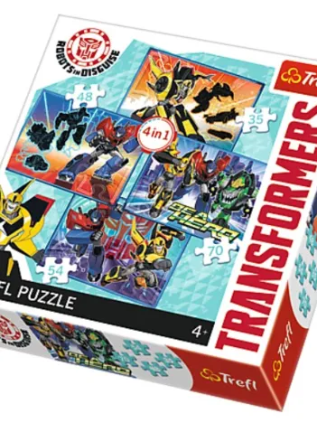 Produit 4 Puzzles - Transformers Image