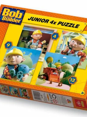 Produit 4 mini Puzzles  : Bob le Bricoleur Image