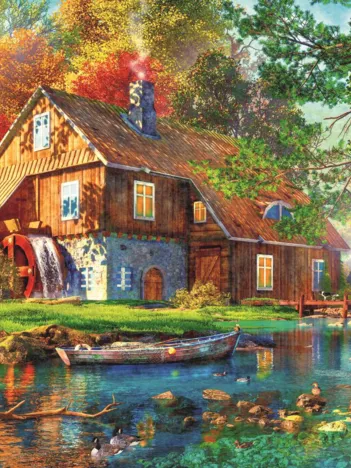 Produit Chalet Au Bord De La Rivière Image