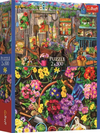 Produit 2 Puzzles - Travailler Dans Le Jardin Image