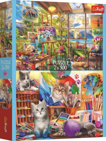 Produit 2 Puzzles - L'Art De Peindre Image