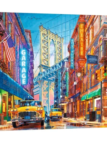 Produit Championnat d'Europe de Puzzle - Tea Time : Vue Du Pont de Manhattan Image