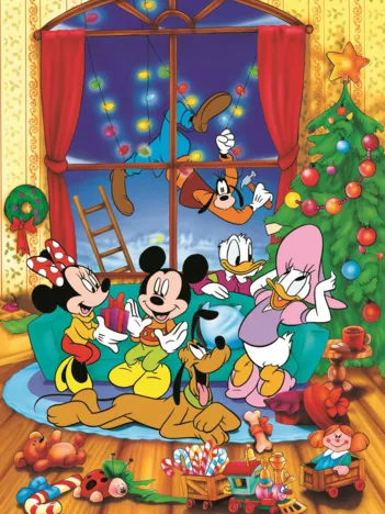 Produit 40e Anniversaire Trefl - Noël De Mickey Mouse Et Ses Amis Image