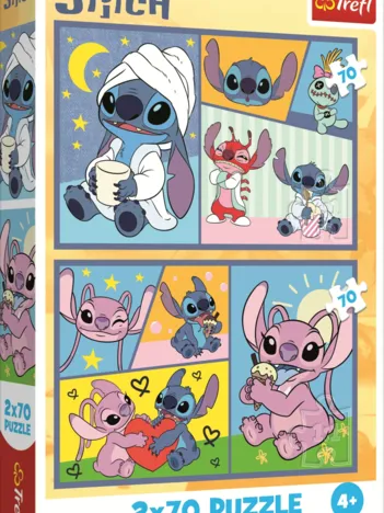 Produit 2 Puzzles - Il n'Y A pas d'Ennui avec Stitch Image