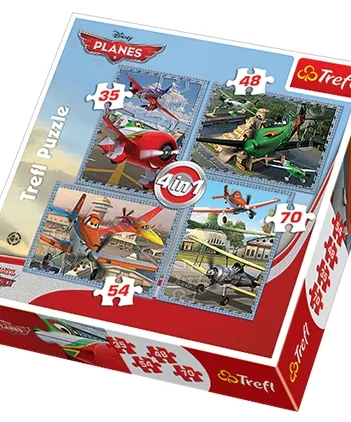 Produit 4 Puzzles - Planes Image