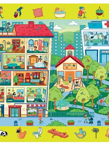 Produit Puzzle Observation - Maison Image