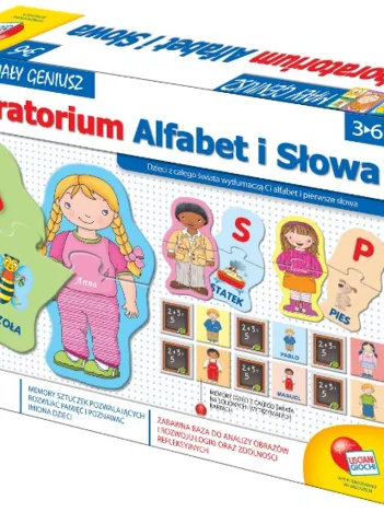 Produit Puzzle éducatif - Apprendre l'Alphabet avec les Prénoms (Instructions en Polonais) Image