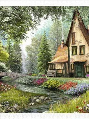 Produit Puzzle en Plastique - Cottage Image