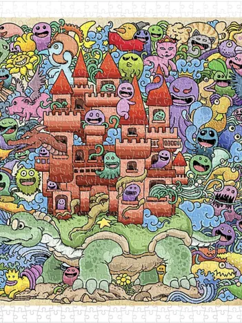 Produit Puzzle en Plastique - Mystical Castle Image