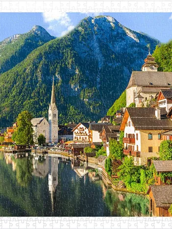 Produit Puzzle en Plastique - Lakeside Village of Hallstatt, Austria Image