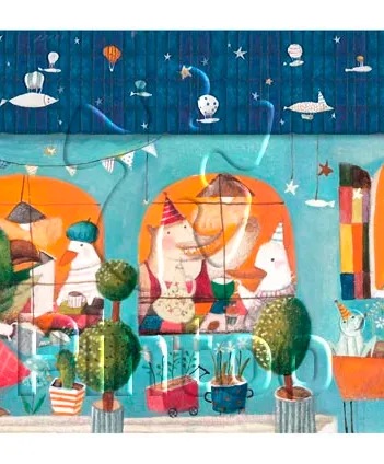 Produit Puzzle en Plastique - Nan Jun - Bear Coffee Image