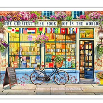 Produit Puzzle en Plastique - Garry Walton - Greatest Bookshop In The World Image