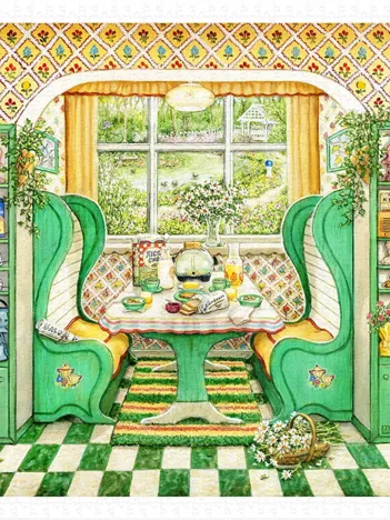 Produit Puzzle en Plastique - Janet Kruskamp - Breakfast Nook Image