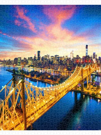 Produit Puzzle en Plastique - Manhattan with Queensboro Bridge, New York Image