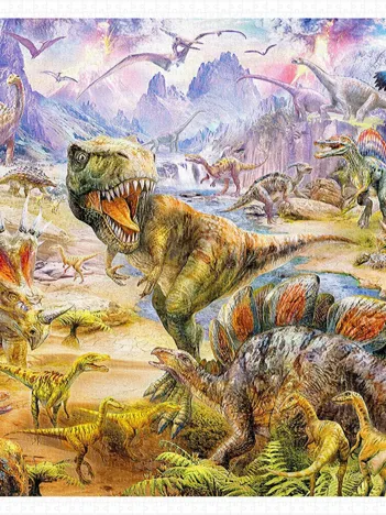 Produit Puzzle en Plastique - Jan Patrik Krasny - Dinosaurs Image
