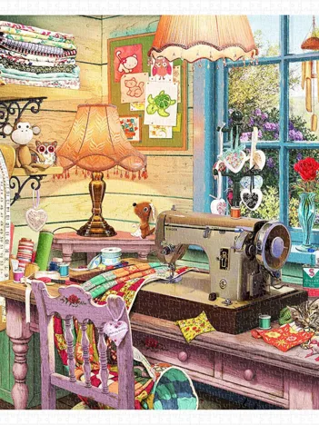 Produit Puzzle en Plastique - Steve Read - Sewing Shed Image