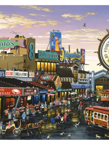 Produit Puzzle en Plastique - San Francisco Image