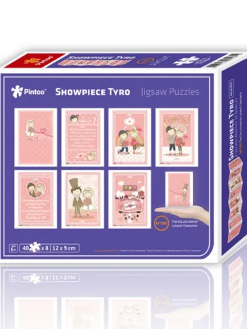 Produit 8 Puzzles 40 Pièces en Plastique - Showpiece - The Collection of Lovers' Concerto Image