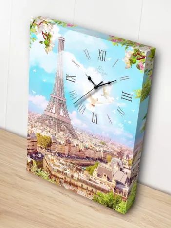 Produit Toile avec Horloge - Printemps à Paris Image
