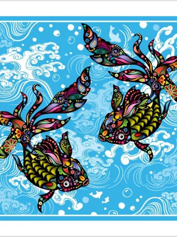 Produit Puzzle en Plastique - The Brilliant Goldfish Image