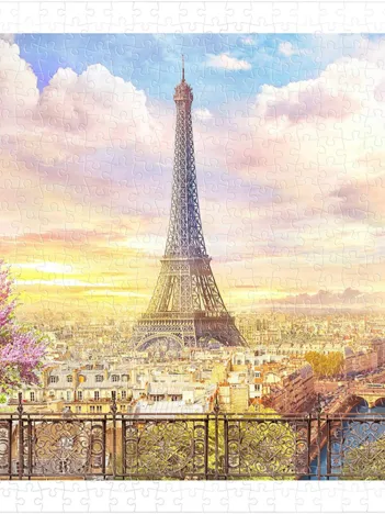 Produit Puzzle en Plastique - Romantic Paris Image