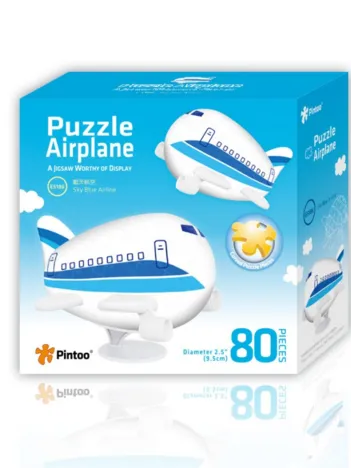 Produit Puzzle 3D Avion - Sky Blue Airline Image