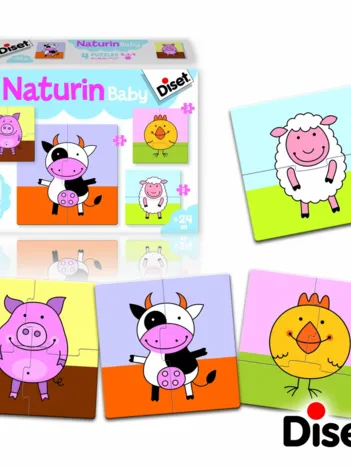 Produit 4 Puzzles Naturin Baby : La Ferme Image