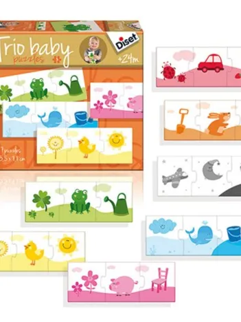 Produit 7 Puzzles Trio Baby Couleurs Image